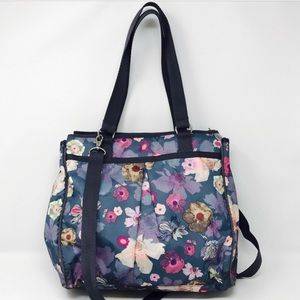 Le Sportsac Floral Crossbody Top Handle Bag